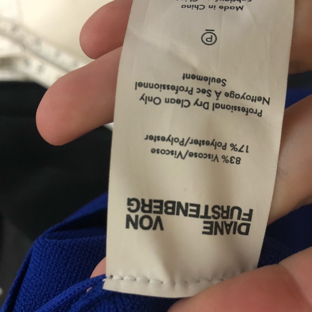 NWOT DVF DRESS BLUE - Picture 3 of 5
